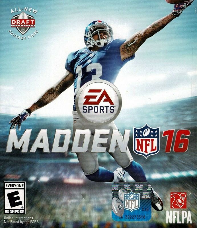 Madden NFL 16 Deluxe Edition box art for Xbox One